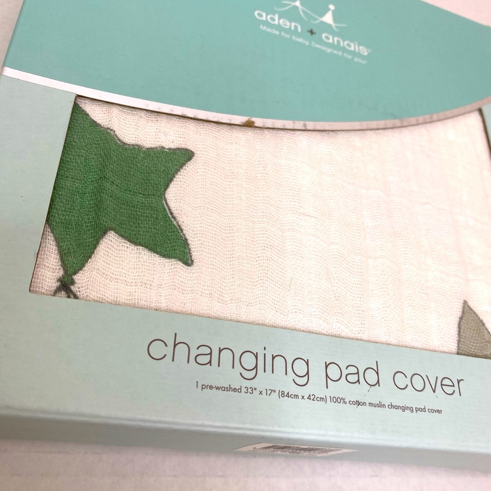 RARE Brand New Aden & Anais Changing Pad Cover 8702 Up, Up Away HTF